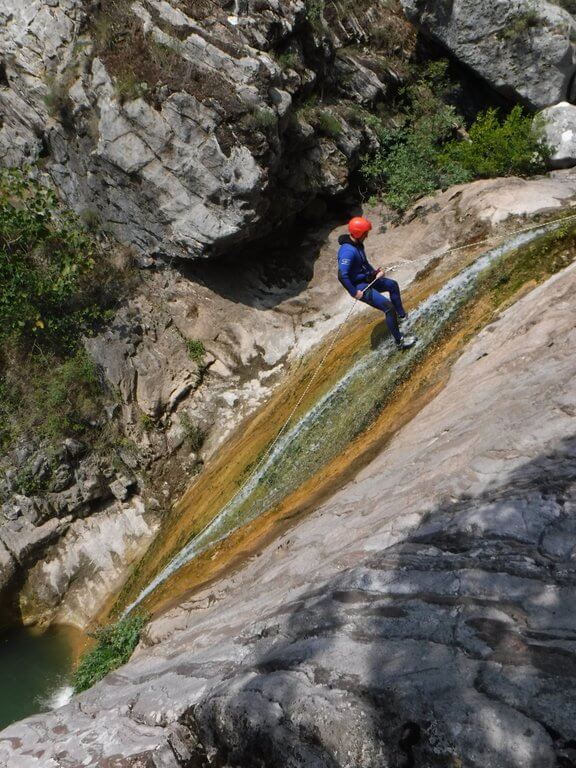 Canyoning in Canyon Drenovsnica, Budva, Montenegro
